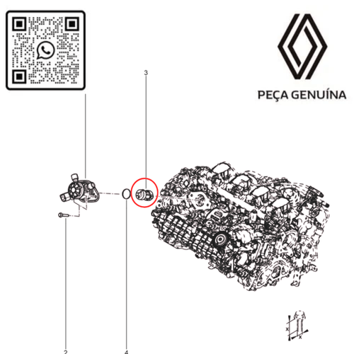 166A79741R ROLAMENTO EIXO DA BOMBA DE ALTA PRESSAO 1.0 H5D_1.3 16V H5H CAPTUR DUSTER OROCH  KARDIAN   RN 79741R -4-